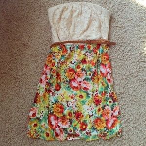 As U Wish floral summer dress, size S.